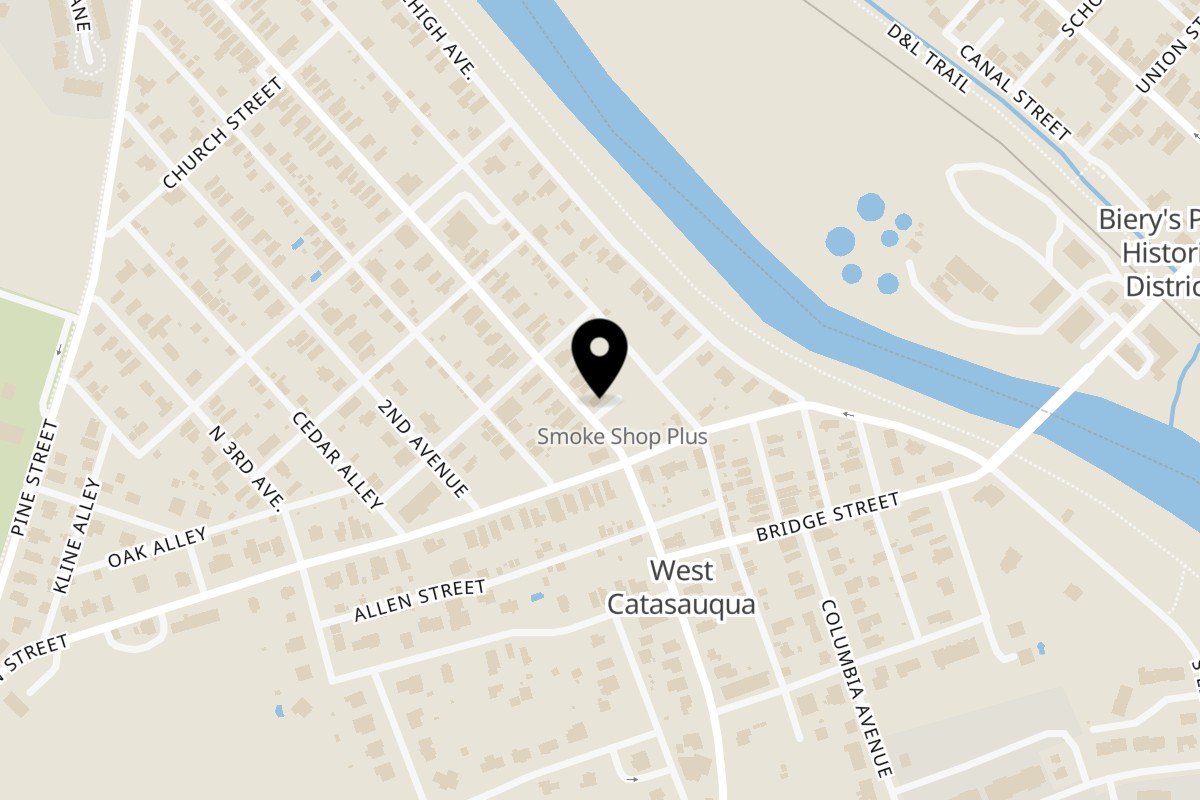 Map showing the location of The Burger Shack on 2011 North 1st Ave in Whitehall